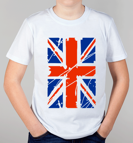 Детская футболка "Английский флаг"