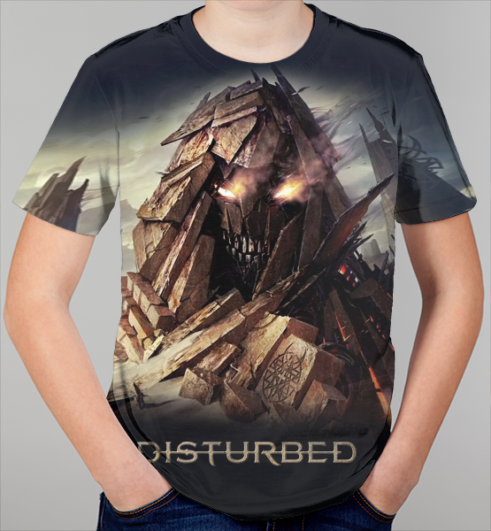 Детская 3D футболка "Disturbed"