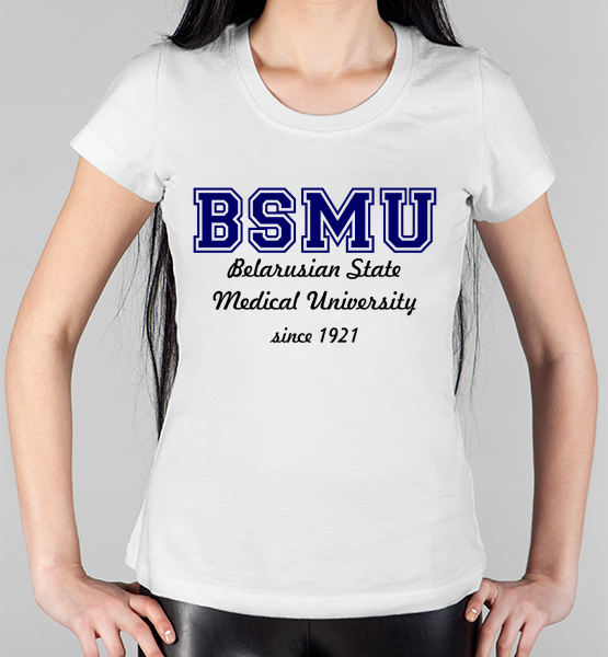 Женская футболка "БГМУ"