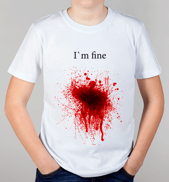 Детская футболка "I'm fine"