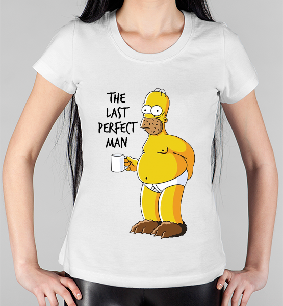 Женская футболка "Гомер - последний мужчина"