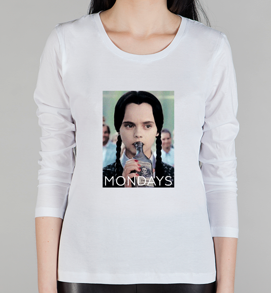 Женский лонгслив "Mondays"