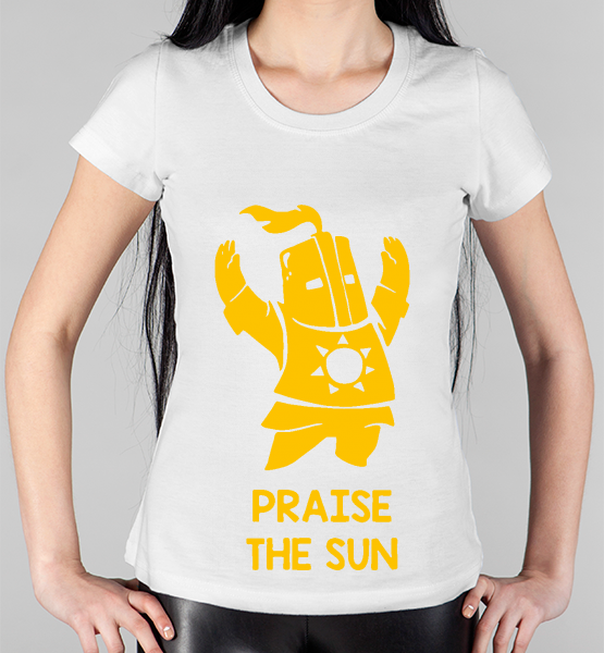Женская футболка "Praise the sun"