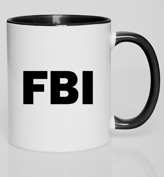 Цветная кружка "FBI"