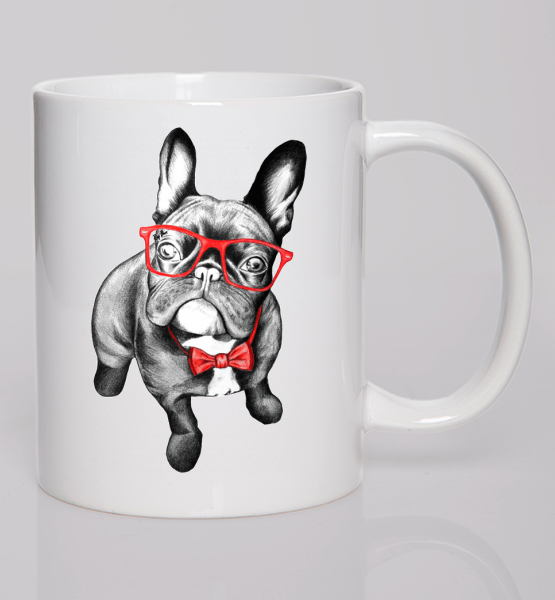 Кружка "Стильный бульдог"
