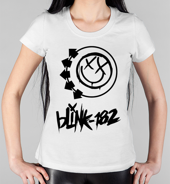 Женская футболка "blink 182"