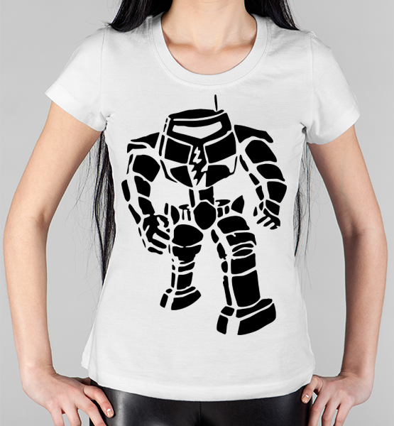 Женская футболка "Робот (футболка Шелдона Купера)"