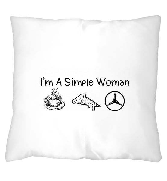 Подушка "I'am a simple woman"