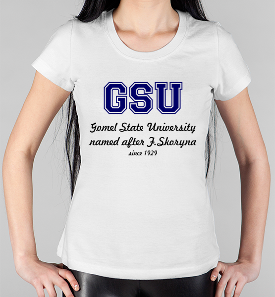 Женская футболка "ГГУ"