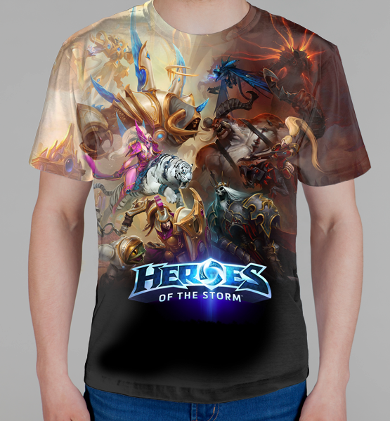 Мужская 3D футболка "heroes of the storm (Blizzard)"
