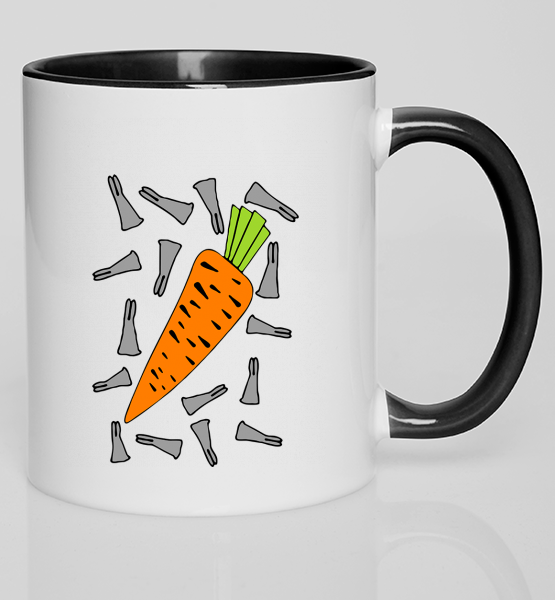 Цветная кружка "Морковка (жен.)"