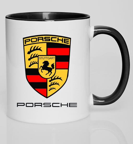 Цветная кружка "Porsche"