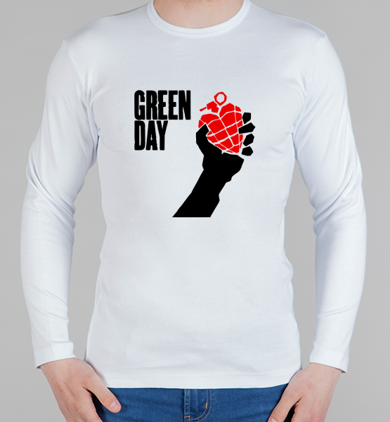 Мужской лонгслив "Green Day"