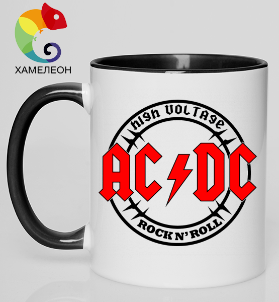 Кружка хамелеон "AC/DC"