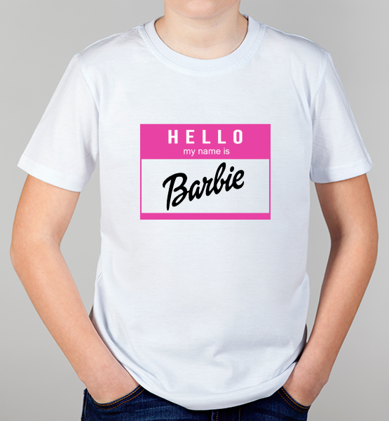 Детская футболка "My name is Barbie"