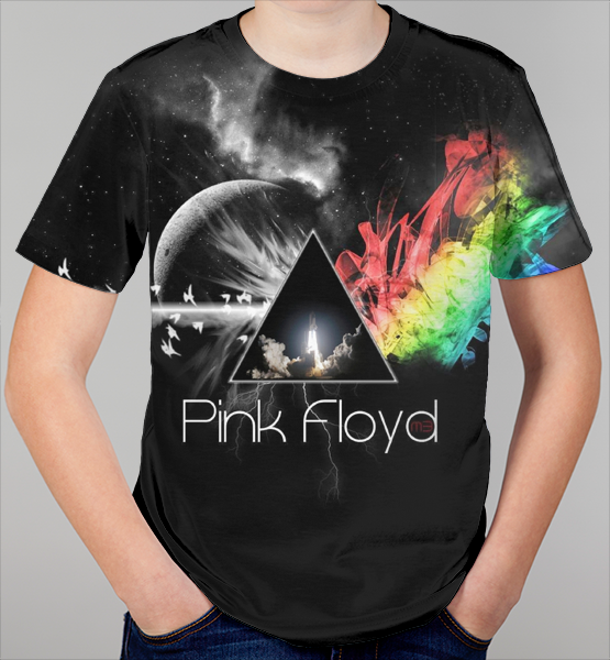 Детская 3D футболка "Pink Floyd"