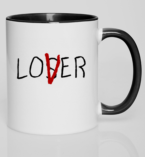 Цветная кружка "Loser -Lover"
