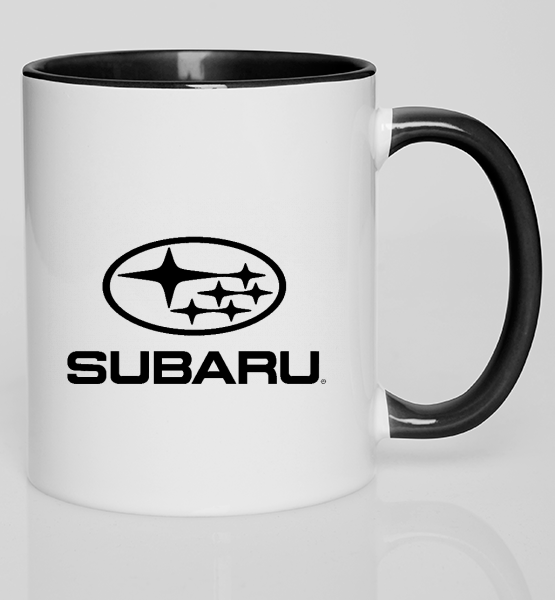 Цветная кружка "Subaru"