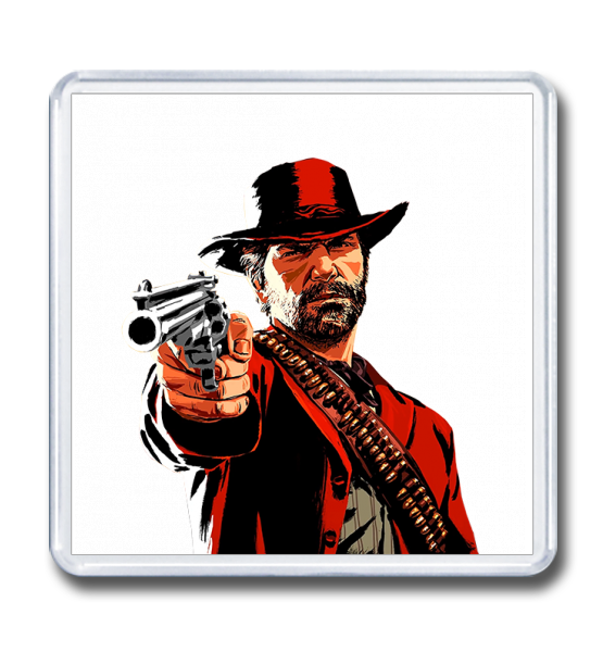 Магнит 65×65 "Red Dead Redemption 2 (1)"