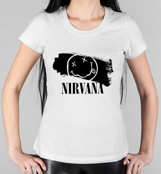 Женская футболка "Nirvana / Нирвана "