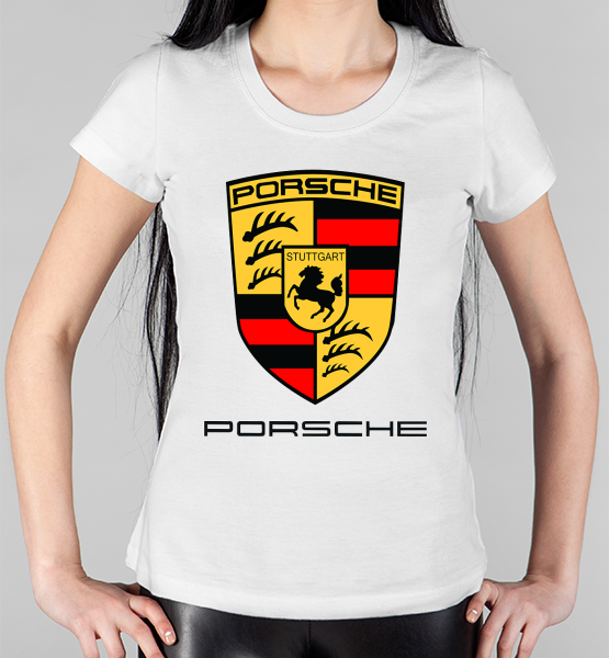 Женская футболка "Porsche"