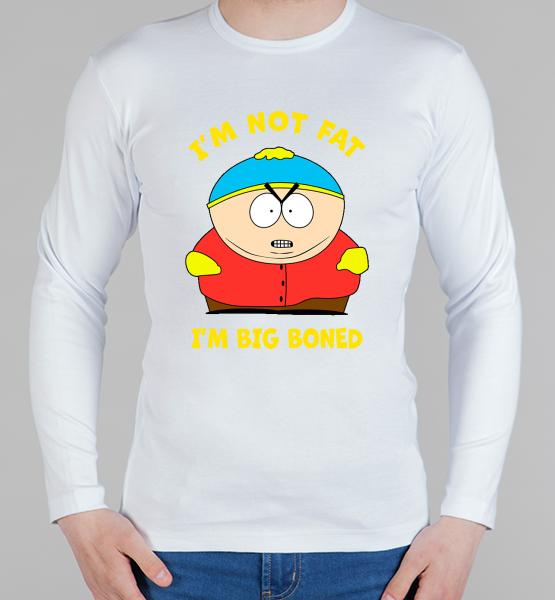 Мужской лонгслив "Cartman I'm not fat"