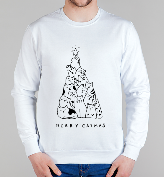 Свитшот "Merry Catmas"