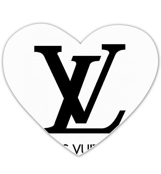 Коврик для мышки сердце "Louis Vuitton"