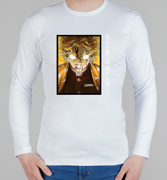 Мужская футболка с длинным рукавом Зеницу Агацума