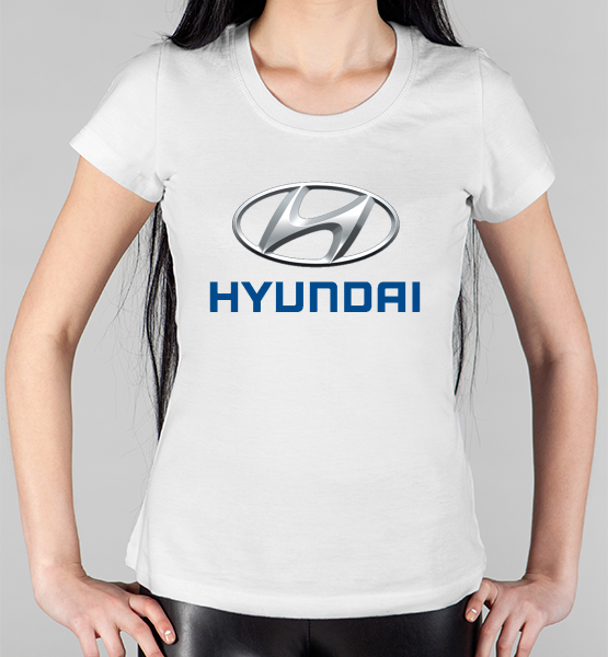 Женская футболка "Hyundai"