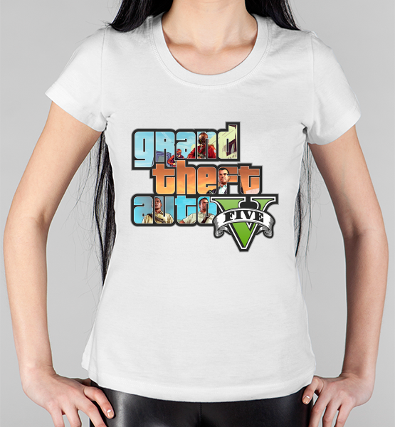 Женская футболка "GTA 5 (Grand Theft Auto)"