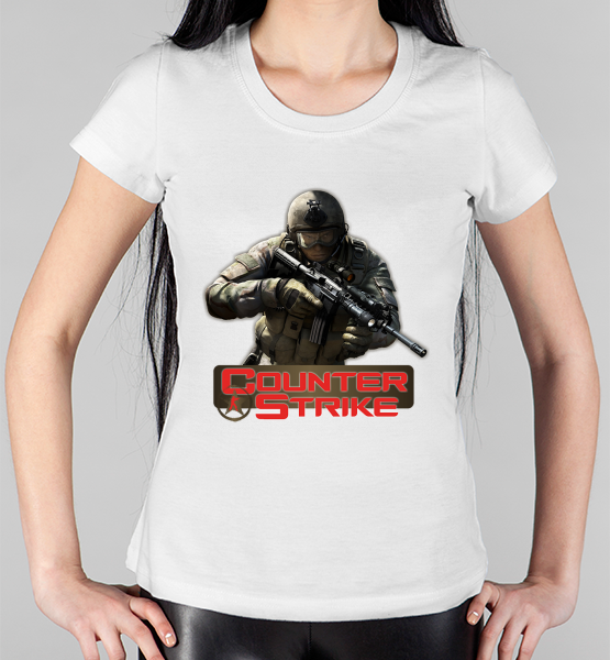 Женская футболка "CS (Counter Strike)"