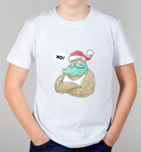 Детская футболка Санта Хо-хо-хо