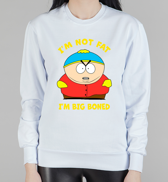 Женский свитшот "Cartman I'm not fat"