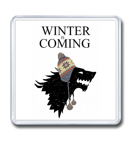 Магнит 65×65 "Winter is coming (Games of thrones)"