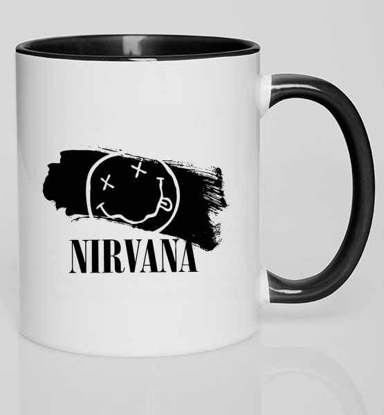 Цветная кружка "Nirvana / Нирвана "