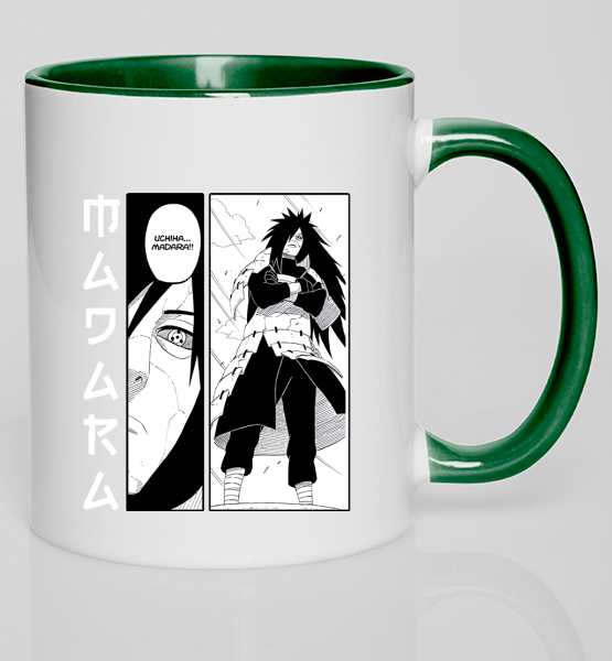 Кружка с цветной ручкой MADARA