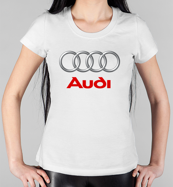 Женская футболка "Audi"
