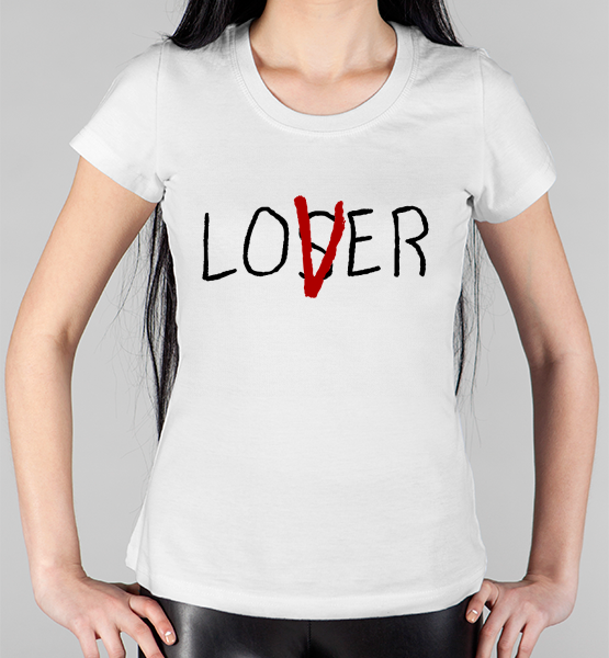 Женская футболка "Loser -Lover"