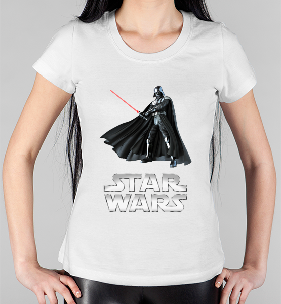 Женская футболка "Дарт вейдер (Star wars)"