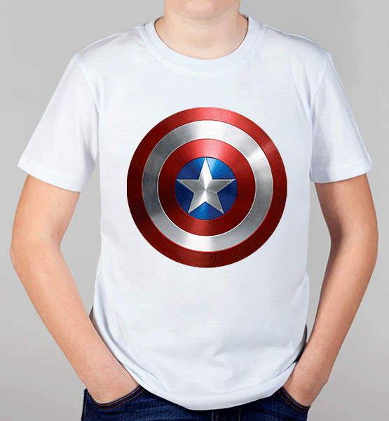 Детская футболка "Капитан Америка 2"