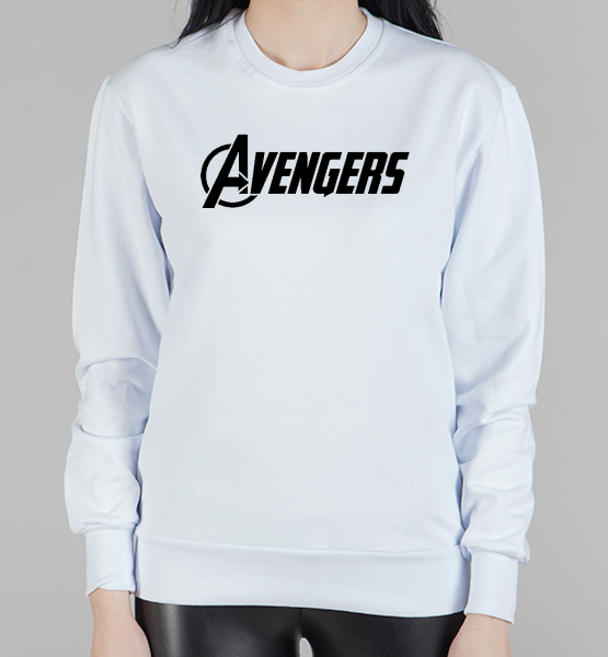 Женский свитшот "Мстители (Avengers) надпись"