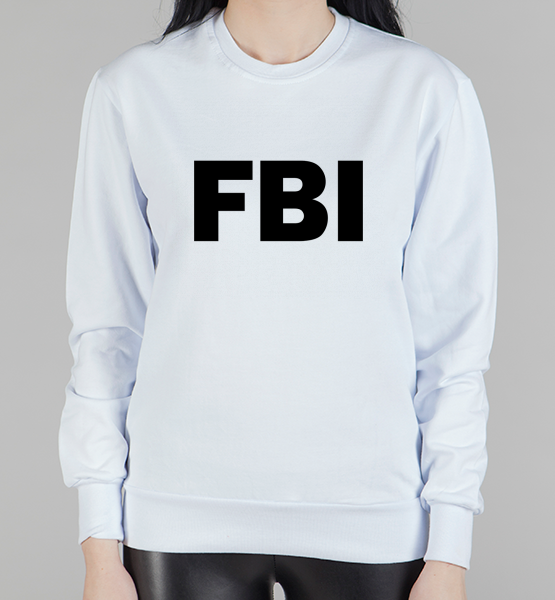 Женский свитшот "FBI"