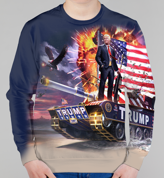 Детские 3D свитшот "Трамп"