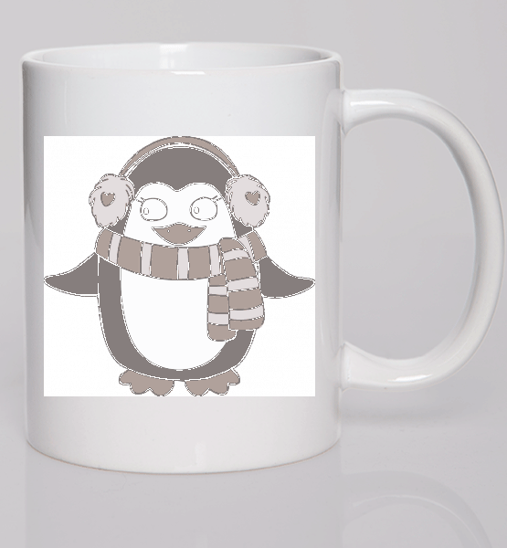 Парная кружка (Жен) Пингвин девочка