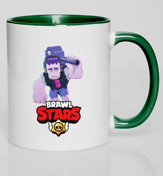 Кружка с цветной ручкой Brawl Stars Frank