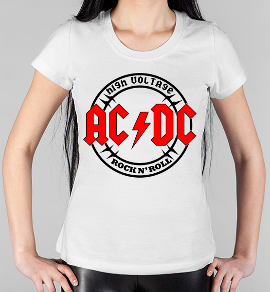 Женская футболка "AC/DC"