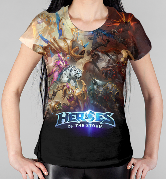 Женская 3D футболка "heroes of the storm (Blizzard)"