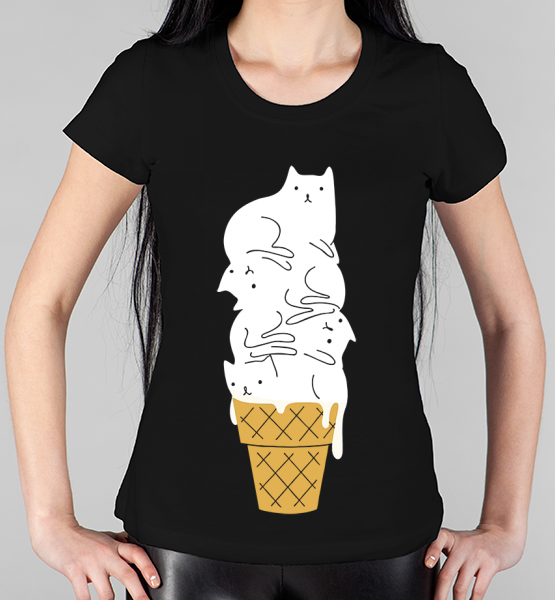 Женская футболка "Мороженное"