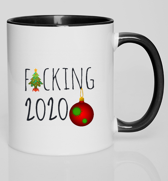Цветная кружка "F.cking 2020"